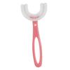 Kids Teeth Cleaning Manual Brush U-Shape Oral Tooth Cleaning Pink 6-12 Years view 1