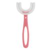 Kids Teeth Cleaning Manual Brush U-Shape Oral Tooth Cleaning Pink 6-12 Years view 4