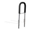 Pleayietoopiatiey Bed Rail Standing Assist Bed Support Bar Safety Grab Bar for Seniors Elderly, Black, 44 x 39 cm view 1