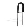 Pleayietoopiatiey Bed Rail Standing Assist Bed Support Bar Safety Grab Bar for Seniors Elderly, Black, 44 x 39 cm view 2