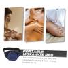 FOMIYES Portable Blue Moxibustion Belt for Moxa Box Holder, Strong Polyester Fiber and Cotton Material, Essential Tool for Neck Massage, Suitable for Camping and Travel view 2