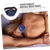 FOMIYES Portable Blue Moxibustion Belt for Moxa Box Holder, Strong Polyester Fiber and Cotton Material, Essential Tool for Neck Massage, Suitable for Camping and Travel view 3