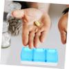 Healeved 8pcs Small Organizer Travel Purse Medicine Organizer Portable Household Case Convenient Medicine Storage Case Box for Travel view 3