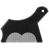 Beard Shaping Tool, Plastic Beard Lineup Tool, Beard Straightener For Men Beard Shaper For Men For Men's Beard Trimming and Shaping (Black) view 1