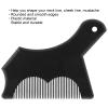 Beard Shaping Tool, Plastic Beard Lineup Tool, Beard Straightener For Men Beard Shaper For Men For Men's Beard Trimming and Shaping (Black) view 4