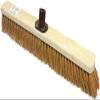 24 60cm Soft Coco Bristle Broom Indoor Outdoor Soft Broom Sweeping Brush with Wooden Handle Natural Indoor Floor Brush with Dense Soft Bristles Brooms for Office Warehouse and Garage view 3
