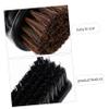 SKISUNO Barber Brush Set Neck Duster and Ring Brush, Black Nylon Hair Dusting and Beard Styling Tools for Mens Grooming and Haircut Cleanup view 3