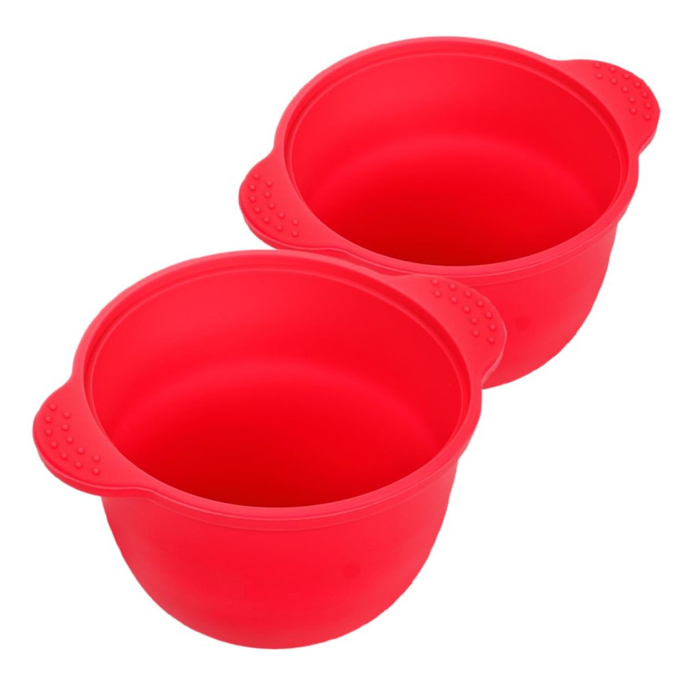 Beaupretty 2pcs Silicone Mask Bowl Reusable Easy to Clean Hair Removal Waxing Bowl for Wax Warmer Silicone Liner Wax Melt Liners Reusable for Home and Professional Use