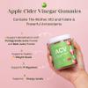 Harmonique ACV Apple Cider Vinegar Gummies with Mother, Pomegranate Extract, Beet Juice Powder view 2