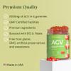 Harmonique ACV Apple Cider Vinegar Gummies with Mother, Pomegranate Extract, Beet Juice Powder view 3
