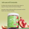 Harmonique ACV Apple Cider Vinegar Gummies with Mother, Pomegranate Extract, Beet Juice Powder view 4