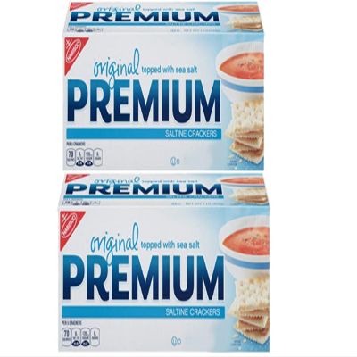 2x Nabisco Premium Saltine Crackers, 226g | American