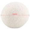 Wool Dryer Balls 6pcs, Wool Dryer Balls Reusable Fabric Softener Reduces Clothing Wrinkles and Saves Drying Time Eliminates Static Laundry Replacement view 3