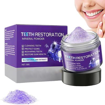Teeth Restoration Mineral Powder, Mineral Tooth Powder, Dental Restoration Mineral Powder, Effective in Strengthening Teeth and Gums, Protect Gums and Freshen Breath (1)