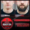 Beard Balm, Maximum Concentration Biotin, Beard Growth,2 Ounce view 2