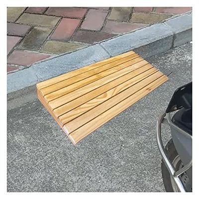 Mobility Ramp,(:2" 3" 4" 5" 6" Rise Wooden Threshold Ramp for Home/Front Door/Yard/Doorways, Wheelchairs Walkers Car Motorcycle Entry Steps Transition Ramp(Size : 38.8x35x14cm/15.2x13.