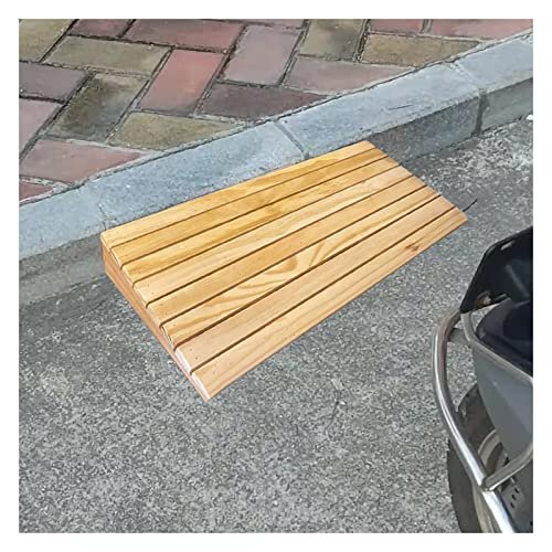 Mobility Ramp,(:2" 3" 4" 5" 6" Rise Wooden Threshold Ramp for Home/Front Door/Yard/Doorways, Wheelchairs Walkers Car Motorcycle Entry Steps Transition Ramp(Size : 38.8x35x14cm/15.2x13.
