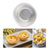 Mumuve Egg Tart Molds, Nonstick Miniature Pie Pans for Dessert and Baking Portable Round Aluminum Molds Nonstick Miniature Pie Baking view 2