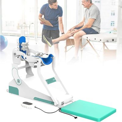 Electric Knee Rehabilitation Trainer, Adjustable Leg Stretcher Exerciser with Remote Control, Ankle Knee and Hip 0-140 Trinity Training, for Lower Limbs Rehabilitation