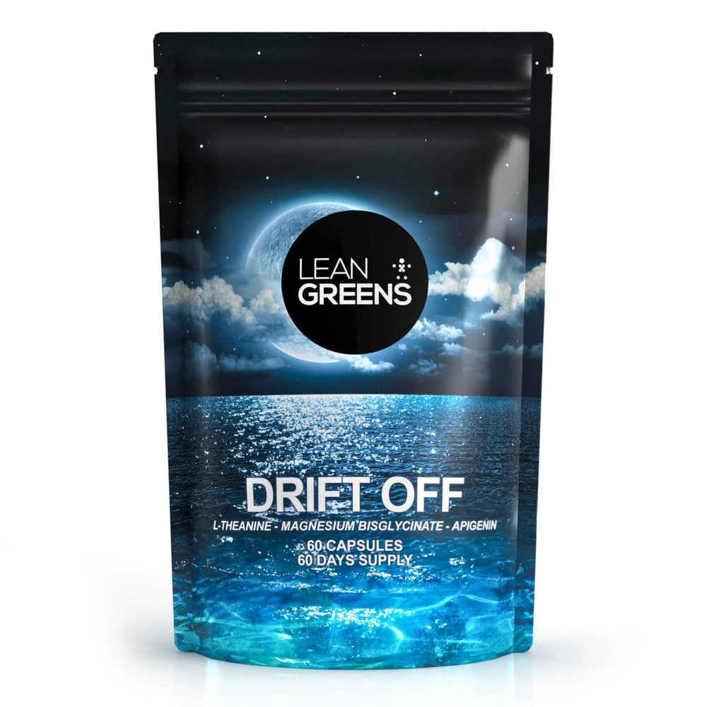 Magnesium Bisglycinate - L-Theanine - Apigenin | Drift Off Sleep Supplement | 60 Servings | Lean Greens