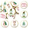 5 x Personalised Christmas Chocolate Coins Stocking Filler Christmas Eve Boxes Secret Santa Advent Santa Elf Reindeer Snowman view 1