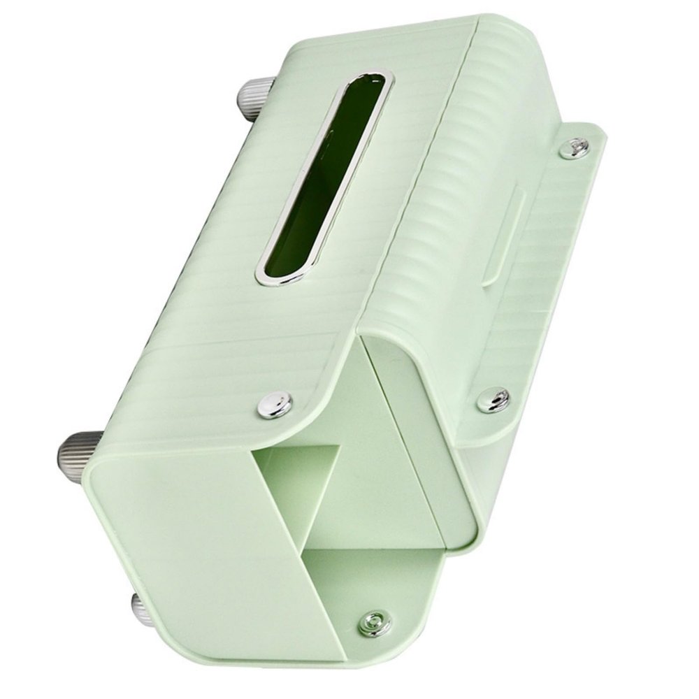 Yilingjc Multifunctional Desktop Tissue Box Practical Tissue Holder Box with Additional Storage Container for Any Room Use