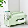 Yilingjc Multifunctional Desktop Tissue Box Practical Tissue Holder Box with Additional Storage Container for Any Room Use view 2