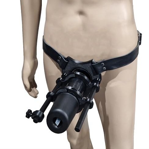 Premium Leather Receiver Harness for Tremblr (Small (30"-34"))