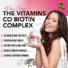 Biotin Complex Hair Skin & Nails Supplement | Supports Healthy Hair Growth, Strong Nails & Glowing Skin | Energy & Metabolism Support | 60 Capsules view 3