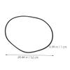 COLLBATH Barber Chair Rubber Floor Protector 52cm 2pcs Non-slip Sealing Ring for Salon Chair Use view 2