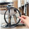 COLLBATH Barber Chair Rubber Floor Protector 52cm 2pcs Non-slip Sealing Ring for Salon Chair Use view 4