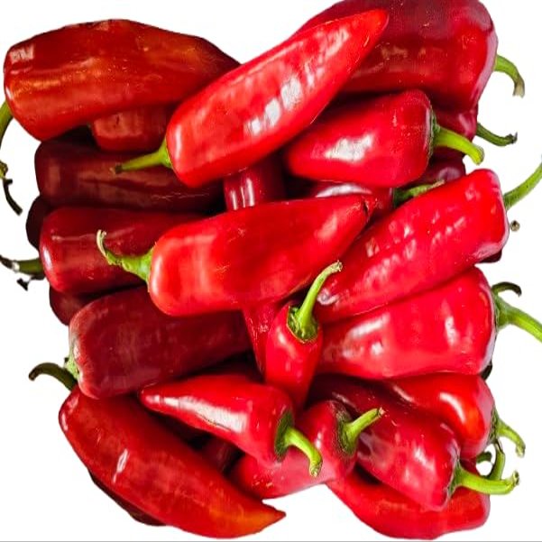 Fresh Long Red Peppers Box, 2kg