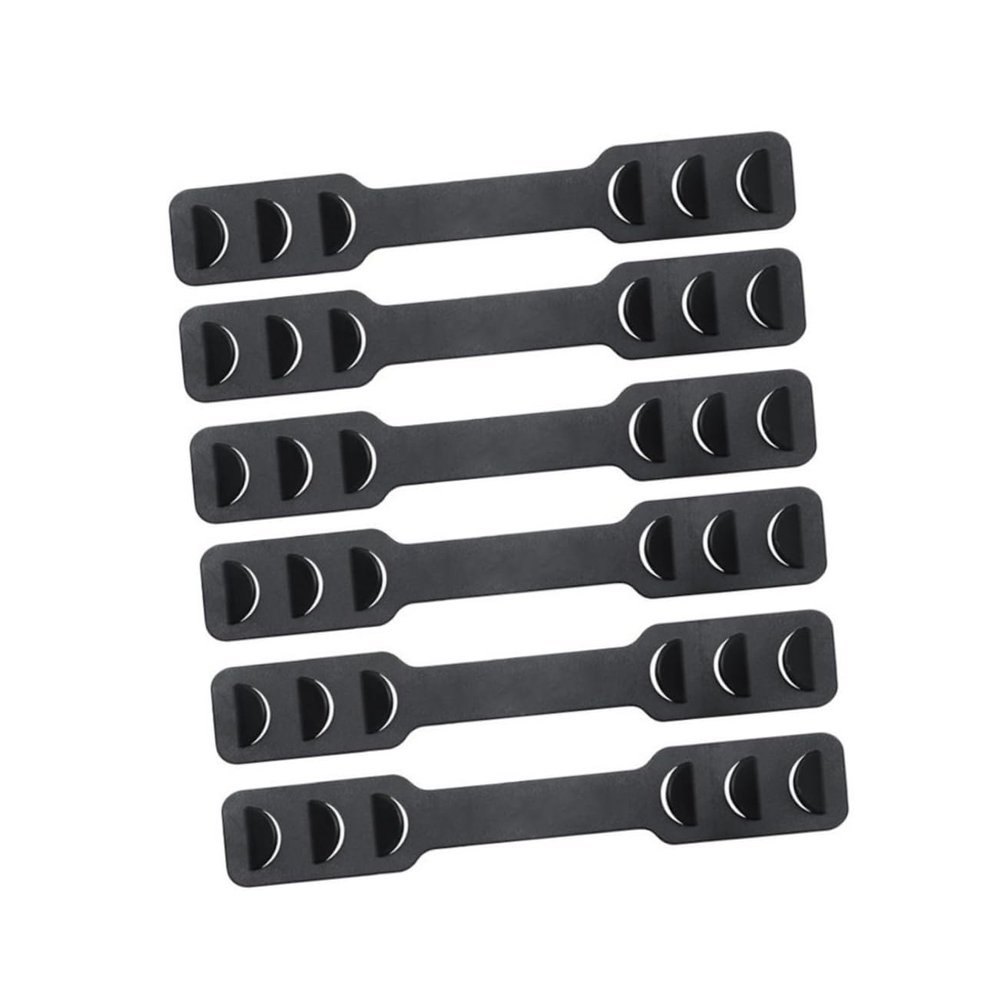 BEBEMOKO Ear Protective Hooks and Hanging Hooks 6pcs Black Anti-Ear Pain for Boys and Girls and Adults Suitable and Use
