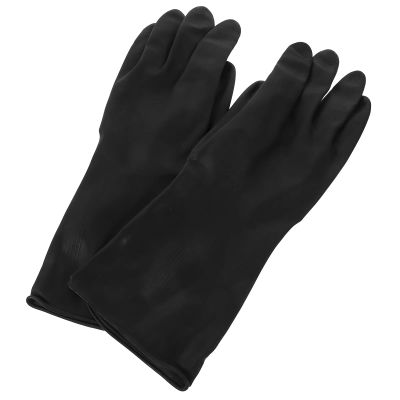 WENYOG Rubber glove 4 Pairs Household Anti-slip Rubber Gloves Reusable Cleaning Kitchen for Washing Dishes