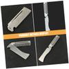 FOMIYES Stainless Steel Folding Hair Comb for Men Portable Beard Comb Function for Travel and Daily Grooming view 3