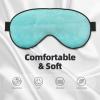 Sleep Mask, Blue and Turquoise Eye Masks for Sleep, Sleep Masks for Women and Men, Blackout Eye Covers for Travel/Sleeping view 4