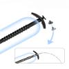 7-Hole Water Outlet Horse Eye Stick Urethral Catheter Long Hollow Catheterization Massage Stick Silicone Thread Urethral Plug Urethral Stimulation Toy view 3