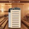 3KW/3.6KW Electric Sauna Heater, Internal Control Type Stainless Steel Sauna Stove Heater for Home Hotel Spa Steam Room, Timer: 0-180 Min, Applicable Space: 2-4m,3.6KW view 3