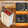 3KW/3.6KW Electric Sauna Heater, Internal Control Type Stainless Steel Sauna Stove Heater for Home Hotel Spa Steam Room, Timer: 0-180 Min, Applicable Space: 2-4m,3.6KW view 4