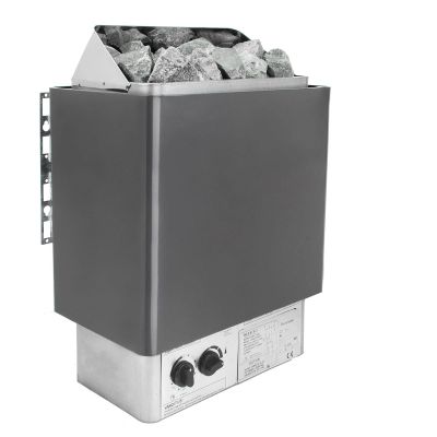 3KW-6KW Electirc Sauna Heaters, Stainless Steel Electric Sauna Heating Stove, External Controller Dry Sauna Stove for Home Hotel Spa Steam Room, Timer: 0-180 Min, Temperature: 0-110,3KW