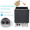 3KW-6KW Electirc Sauna Heaters, Stainless Steel Electric Sauna Heating Stove, External Controller Dry Sauna Stove for Home Hotel Spa Steam Room, Timer: 0-180 Min, Temperature: 0-110,3KW view 3
