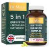 High Strength Quercetin 1000mg Complex, 60 Premium Capsules, Allergy Support, Powerful Antioxidant Supplements, Anti-inflammatory Antioxidant Supplement, Alternative to quercetin Powder, UK Made view 1
