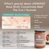 JARMINO Organic Bone Broth Concentrate from Beef, from Germany, 220 g (22 Servings), Rich in Organic Collagen view 4