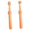 GOOHOCHY 2pcs Delicate Toothbrush Set for Boy Girl Teething Brush Tongue Cleaner Boy Girl Oral Care Soft Silicone Toothbrush for Newborn view 1