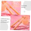BCOATH 2pcs Boys and Girls Toothbrush Set Boy Girl Electric Toothbrush for Year Old Soft Bristles Tongue Cleaner Brush Storage Box view 3