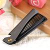 Folding Mustache Comb For Men, Stainless Steel Anti Static Round Teeth Beard Comb Beard Straightener For Men, Folding Pocket Moustache Shaping Comb For Grooming Styling Hair view 2