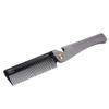 Folding Mustache Comb For Men, Stainless Steel Anti Static Round Teeth Beard Comb Beard Straightener For Men, Folding Pocket Moustache Shaping Comb For Grooming Styling Hair view 3