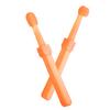 PLAFOPE 2pcs Delicate Toothbrush Set Silicone Boy Girl Newborn Oral Care Training Toothbrush for Boys and Girls Cleaning Brush Set view 1