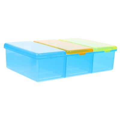 SKISUNO Thermometer Storage Box for Hospital Use Portable Thermometer Soaking Box Drying Container Sections for Safety Storage and Cleaning