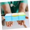 SKISUNO Thermometer Storage Box for Hospital Use Portable Thermometer Soaking Box Drying Container Sections for Safety Storage and Cleaning view 4